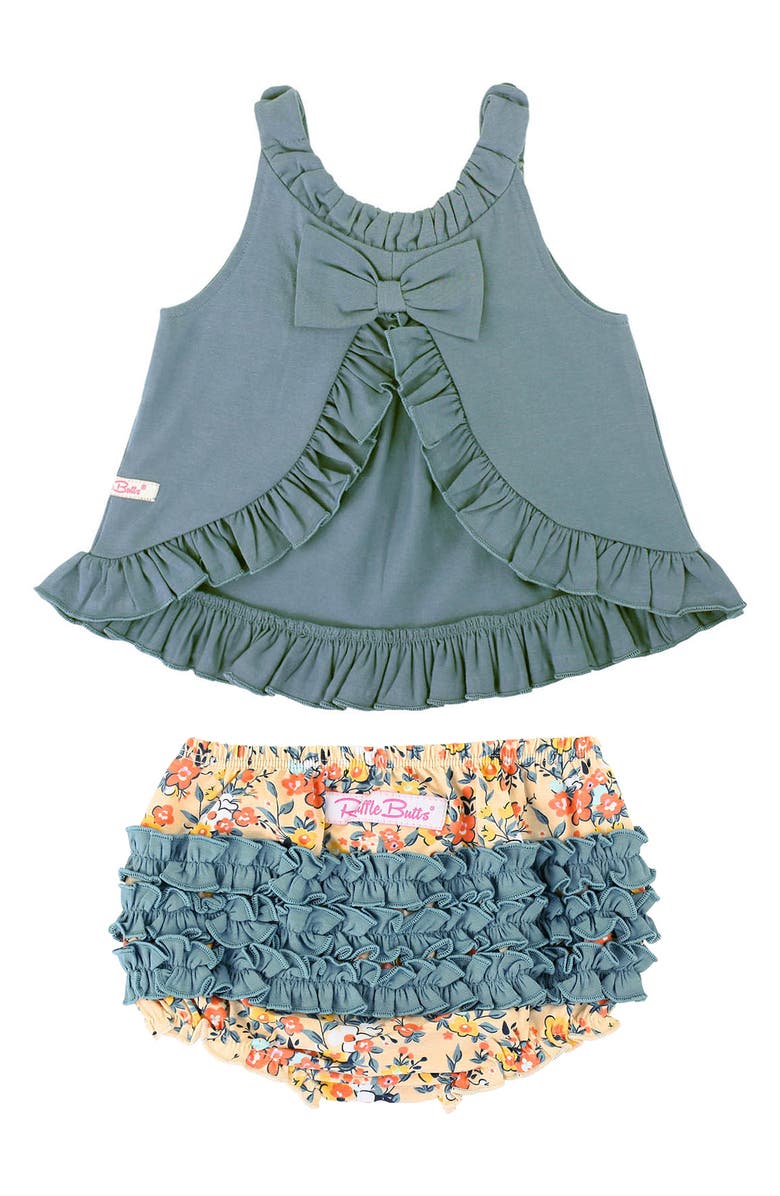 RuffleButts Ruffle Swing Top & Bloomers Set, Alternate, color, 