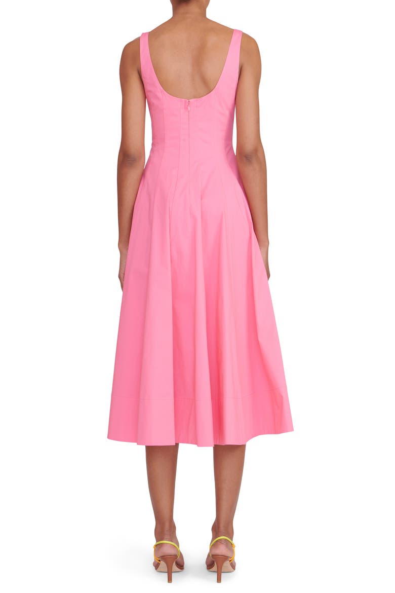 Wells Stretch Cotton Dress, Alternate, color, PLUMERIA