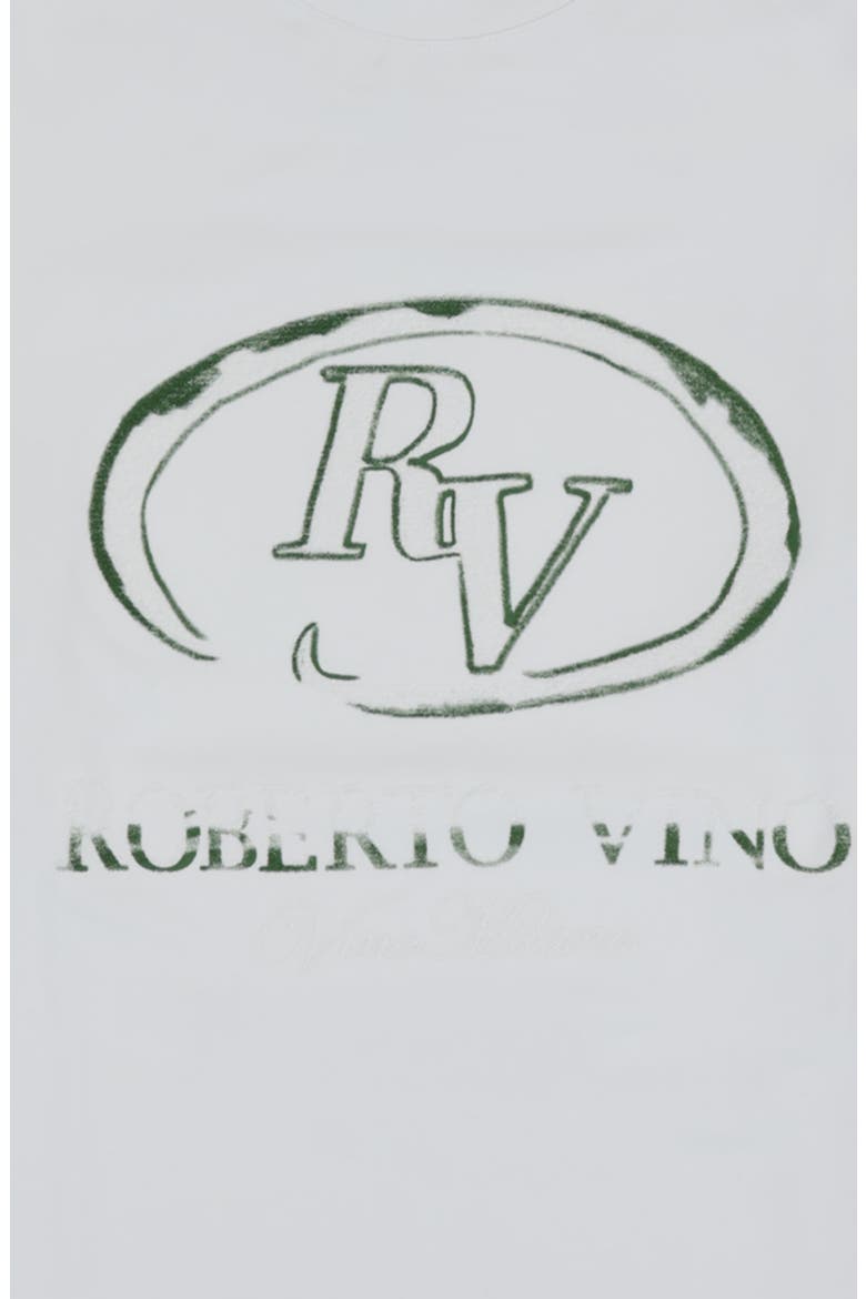 RV Front Circle Slim fit Tee, Alternate, color, White