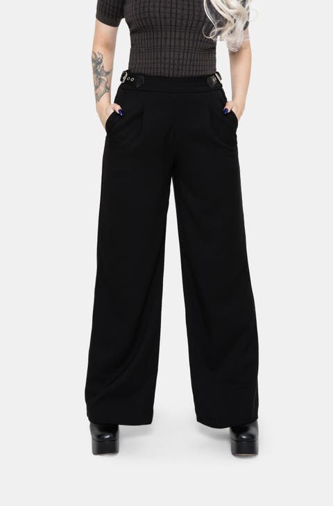 Nightingale Buckle Wide Leg Trousers