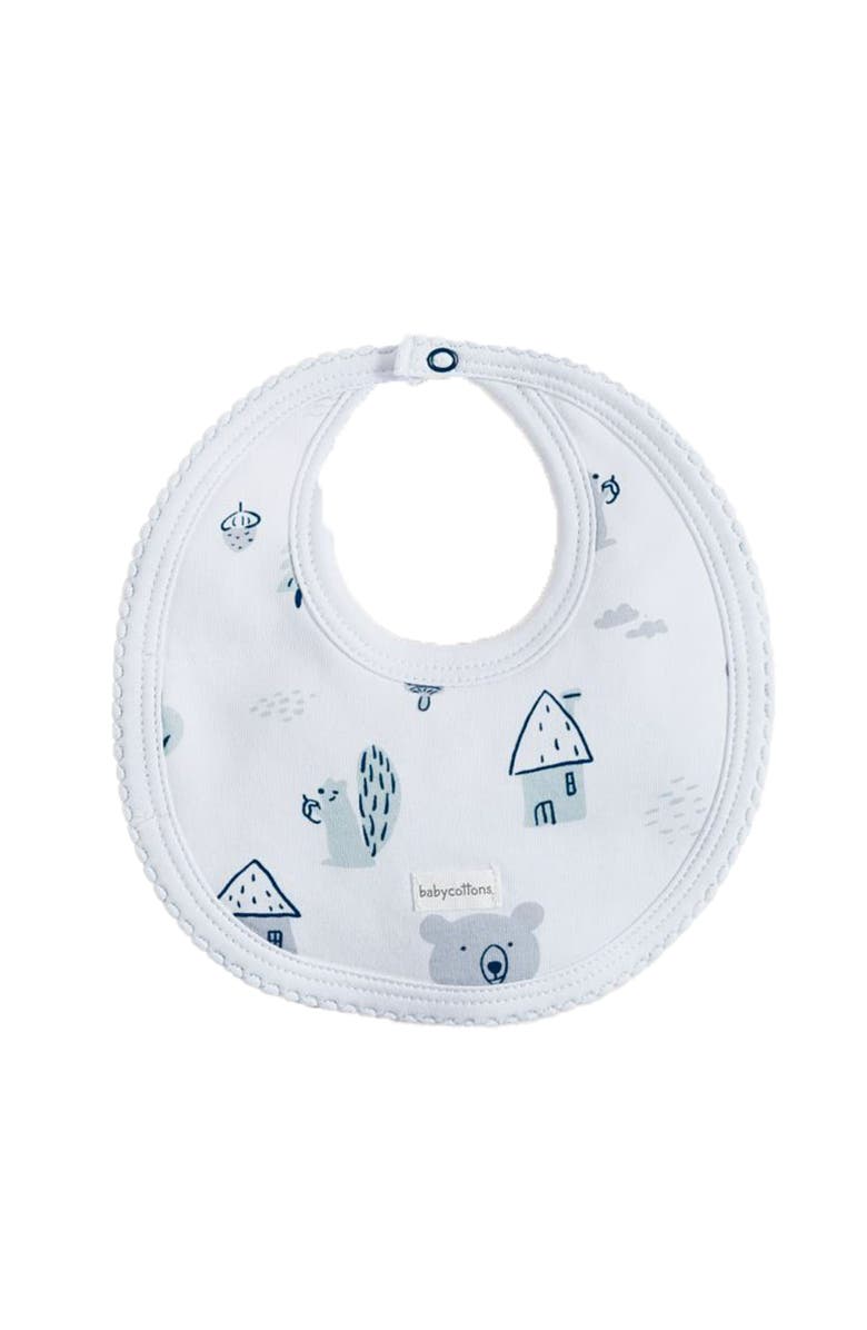 Babycottons Premium Peruvian Pima Cotton Archie Small Bib For Infant, Main, color, Multicolor