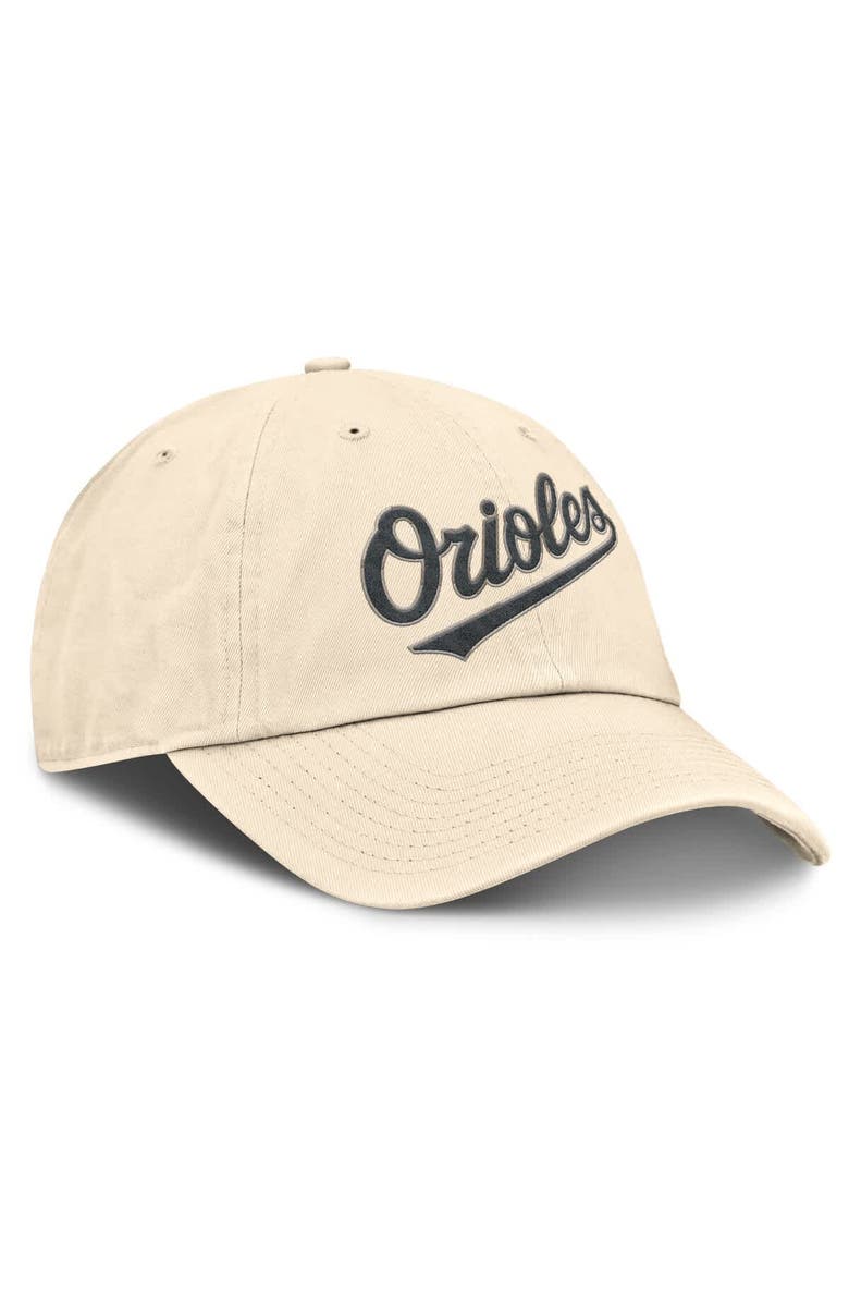 Nike Men's Nike Natural Baltimore Orioles Camo Pack Club Adjustable Hat, Alternate, color, 
