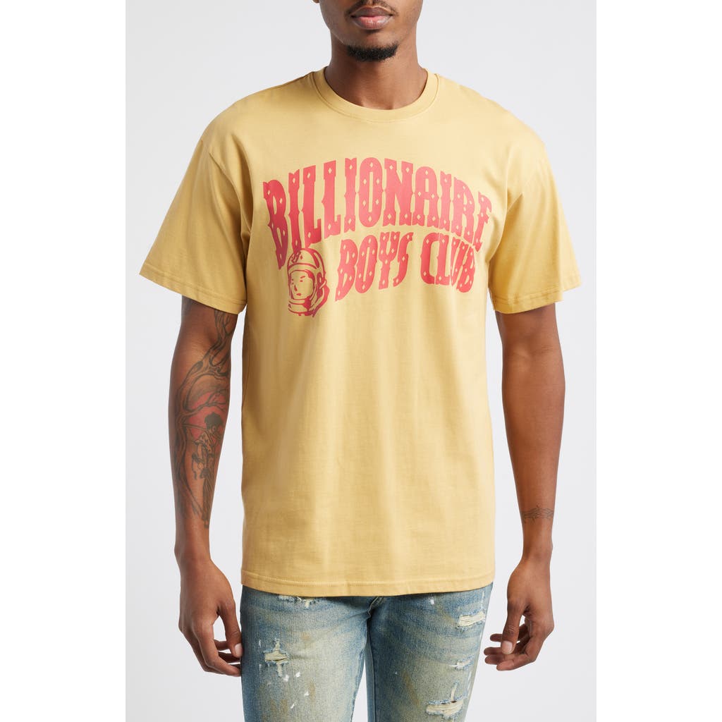 Billionaire Boys Club Arch Logo Cotton Graphic T-Shirt in Curry