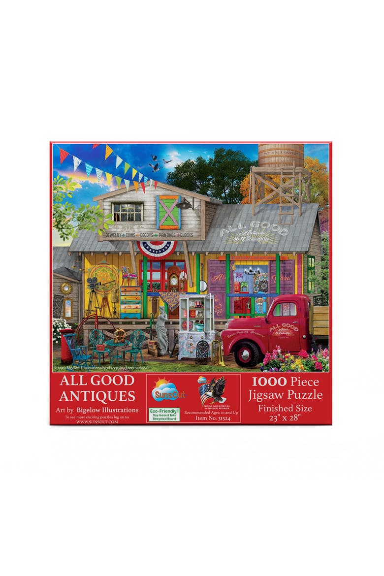 All Good Antiques 1000 piece Jigsaw Puzzle for Adults, Alternate, color, Multicolor