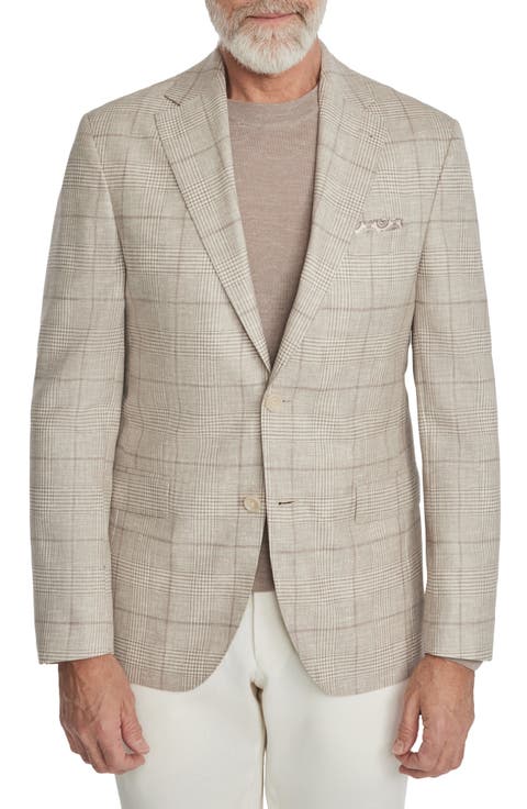 Midland Plaid Wool Sport Coat