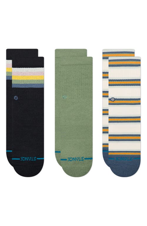 Stance Kids' Maliboo Assorted 3-pack Crew Socks In Multi