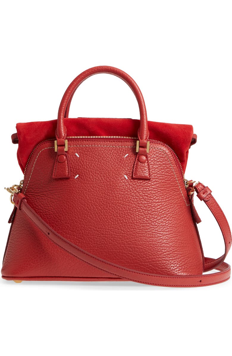 Maison Margiela Small 5AC Calfskin Leather Handbag, Alternate, color,