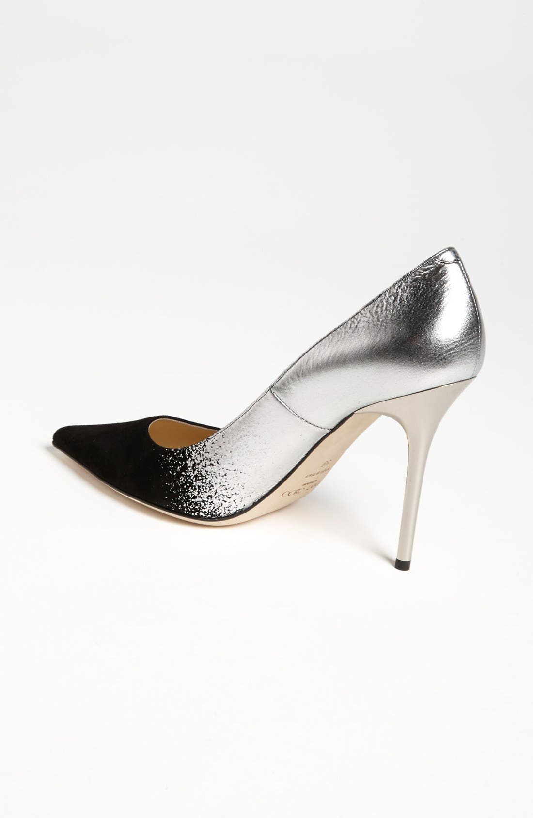 'Abel' Pump, Alternate, color, BLACK/ SILVER