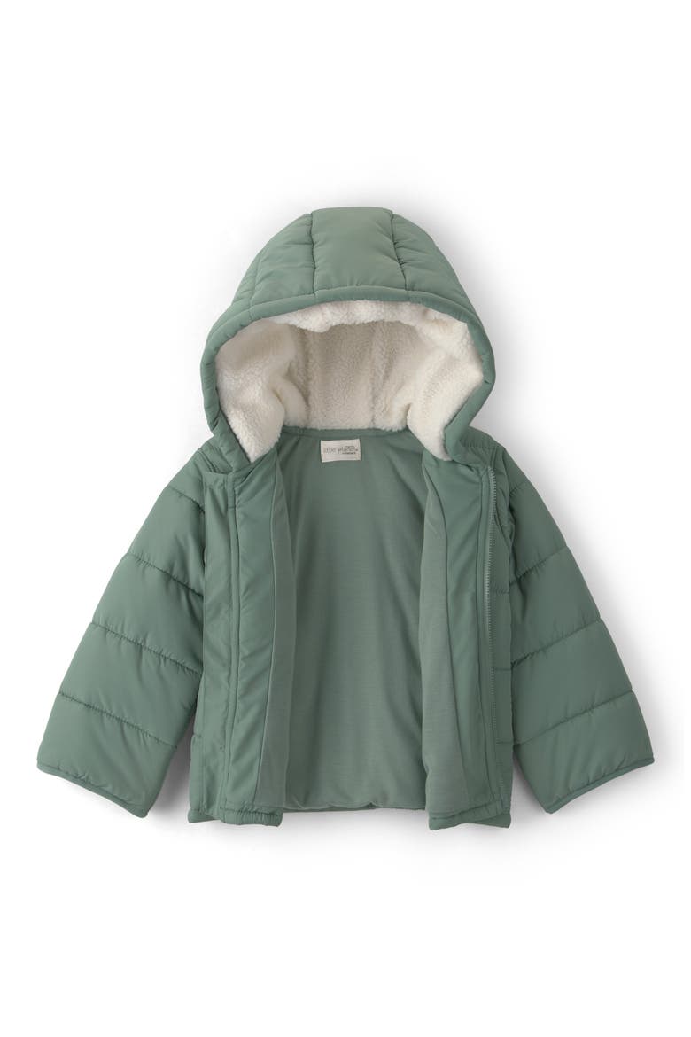 Kids' Puffer Jacket, Alternate, color, GREEN