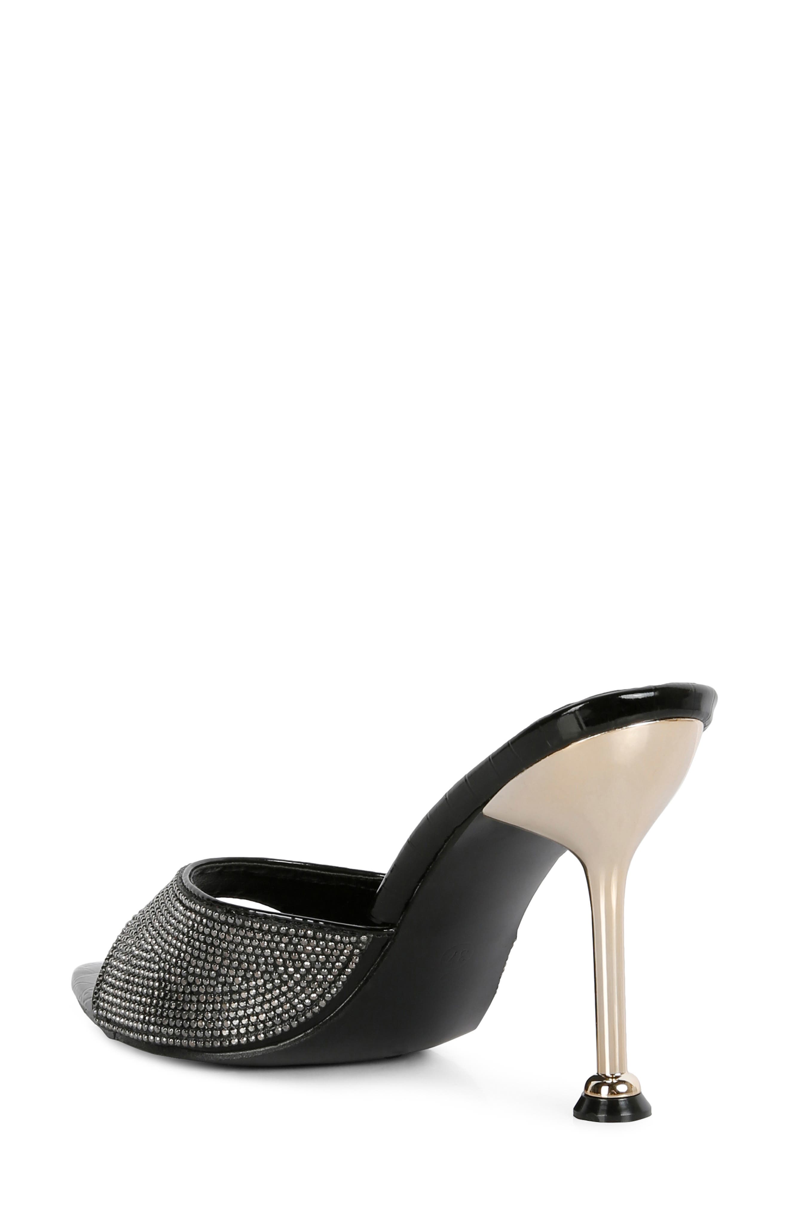 LONDON RAG Sundai Diamante Ballroom Slide Sandal, Alternate, color, Black