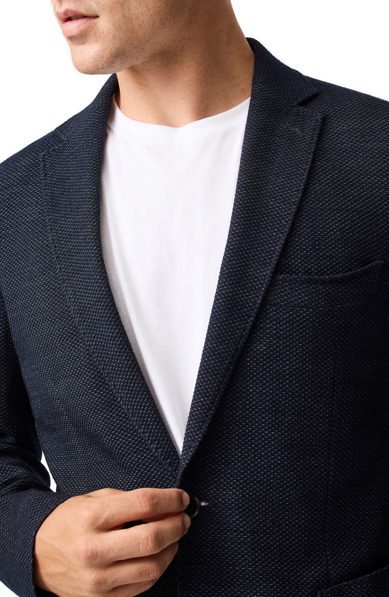 Rodd & Gunn Haldon Regular Fit Stretch Wool & Cotton Sport Coat, Alternate, color, Midnight