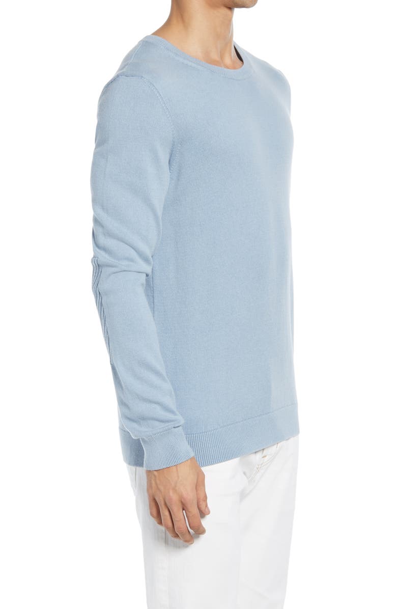 Billy Reid Cotton & Cashmere Crewneck Sweater, Alternate, color,