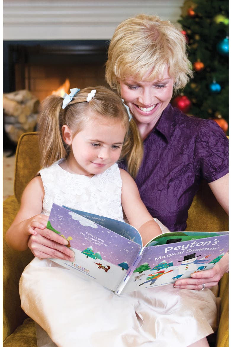 'My Magical Snowman' Personalized Storybook, Alternate, color, GIRL