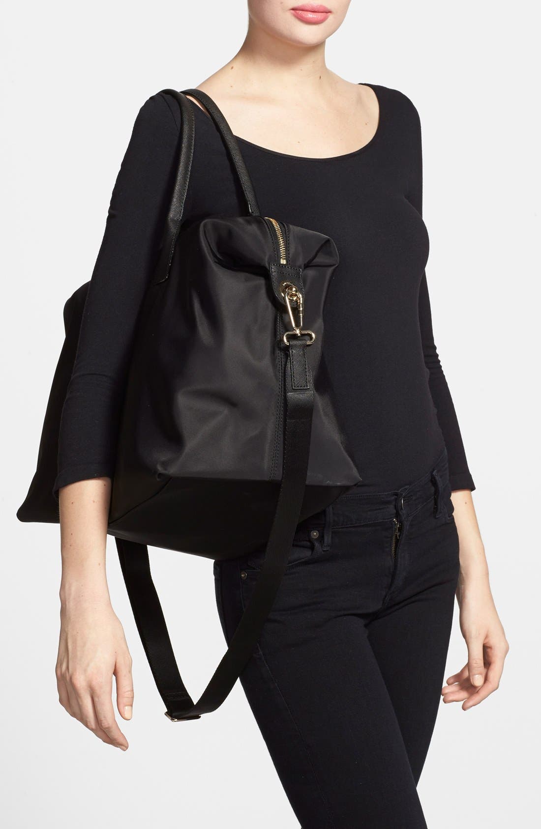 Kate Spade New York 'lyla' nylon weekend tote, Alternate, color, 