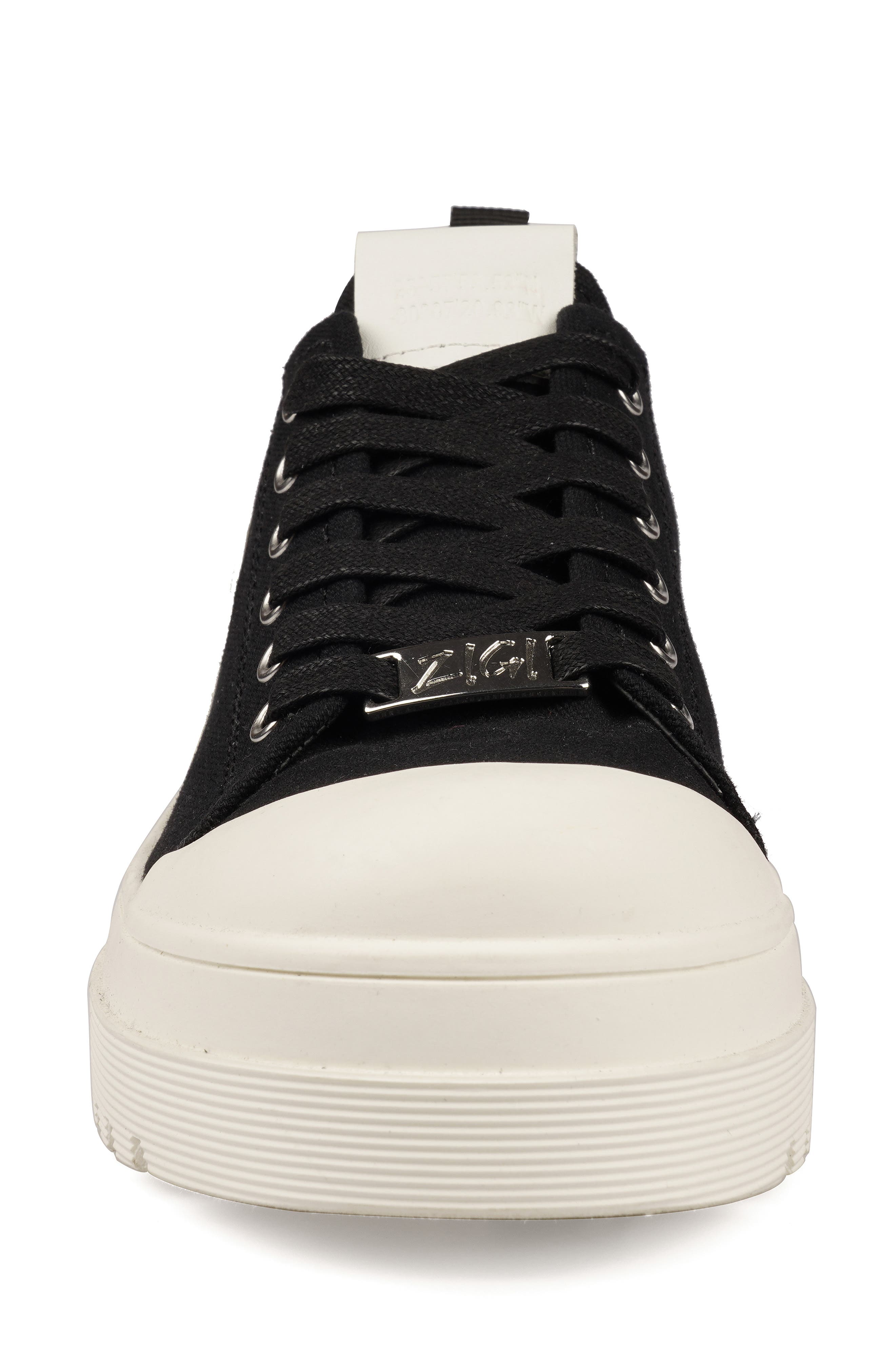ZIGI Federika Platform sneaker, Alternate, color, Black Canvas