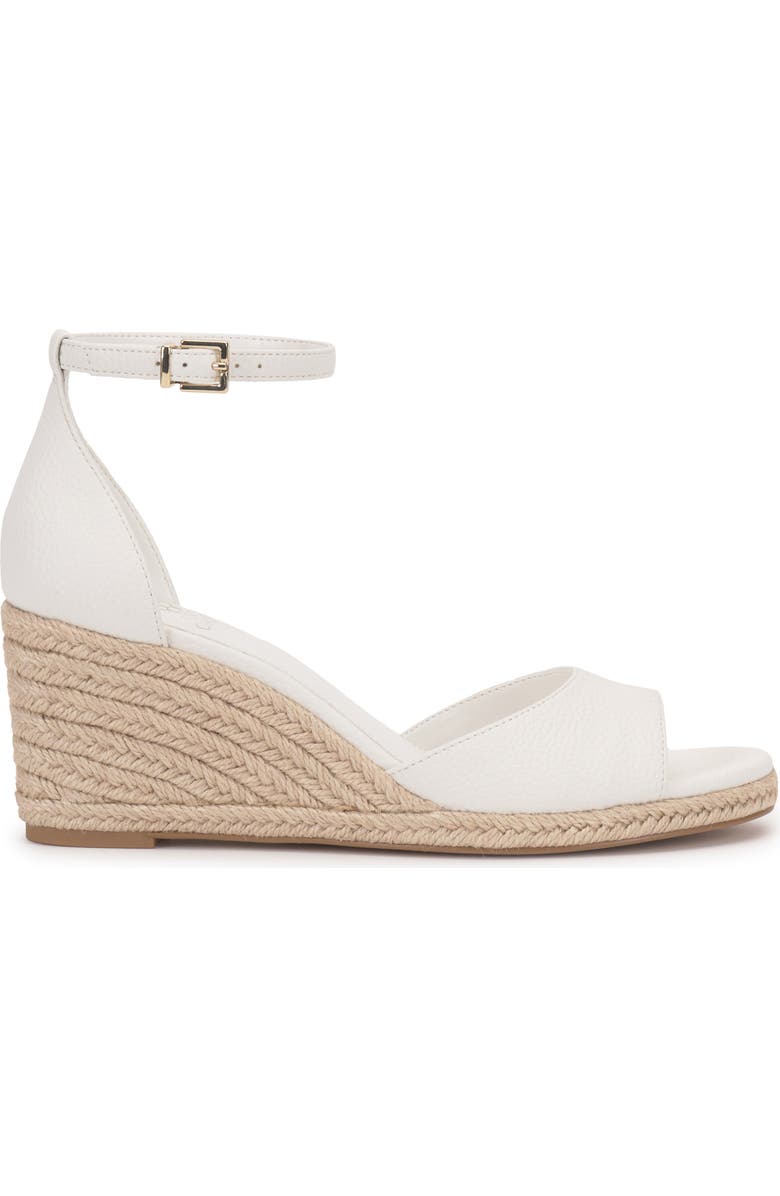 Vince Camuto Faylie Wedge Espadrille Sandal, Alternate, color, Bianco