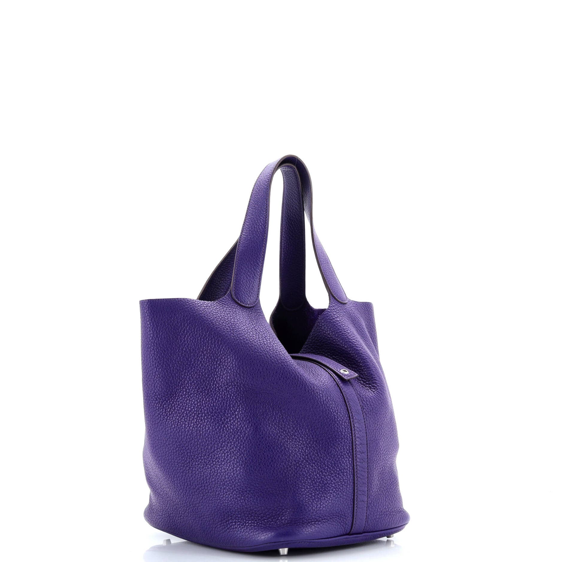 Pre-Owned Hermes Picotin Lock Bag Clemence GM, Alternate, color, Iris