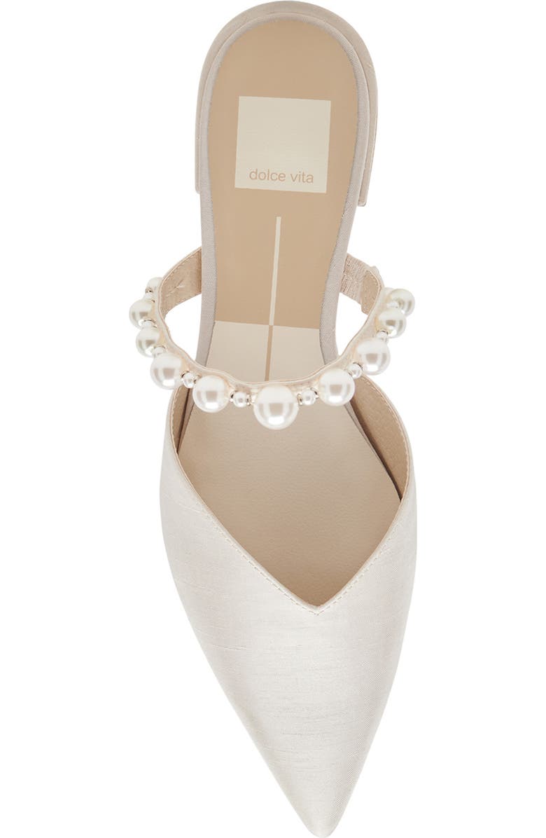 Dolce Vita Kanika Imitation Pearl Pointed Toe Mule, Alternate, color,
