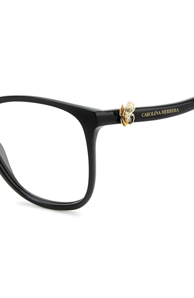 Carolina Herrera 55mm Square Optical Glasses, Alternate, color, 