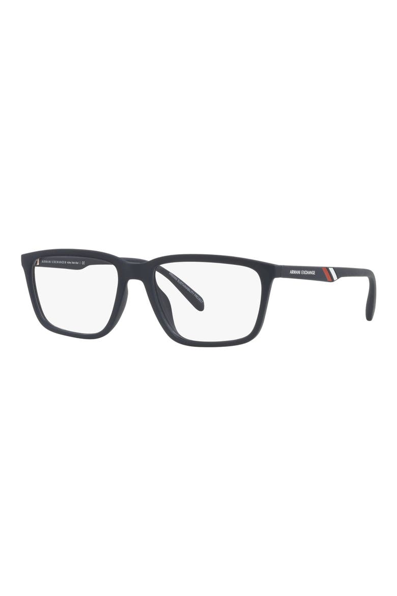 55mm Pillow Optical Glasses, Alternate, color, MATTE BLUE