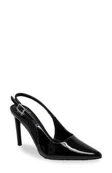 CHASE AND CHLOE Pointed Toe Slingback Pump
