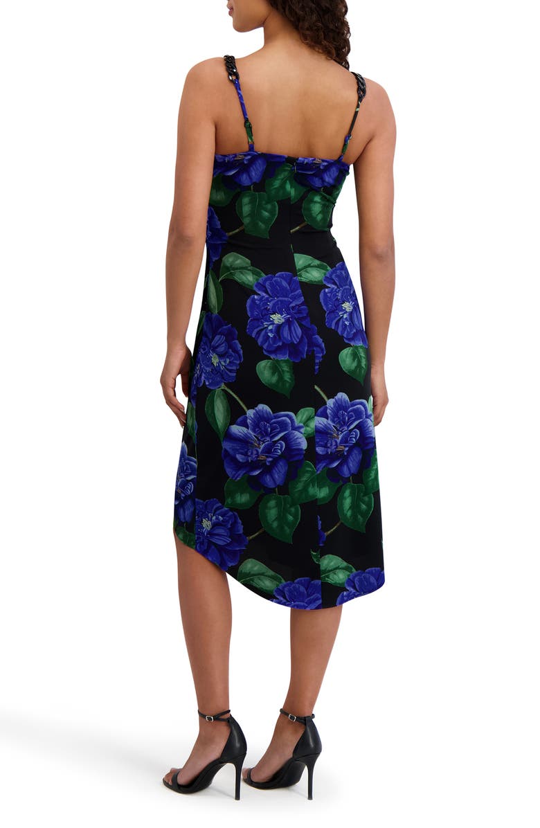 Siena Printed Jersey Body-Con Dress, Alternate, color, Black Multi