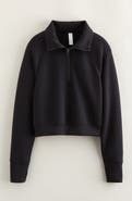 Zella Girl Kids' Varsity Track Half Zip Pullover
