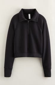 Zella Girl Kids' Varsity Track Half Zip Pullover