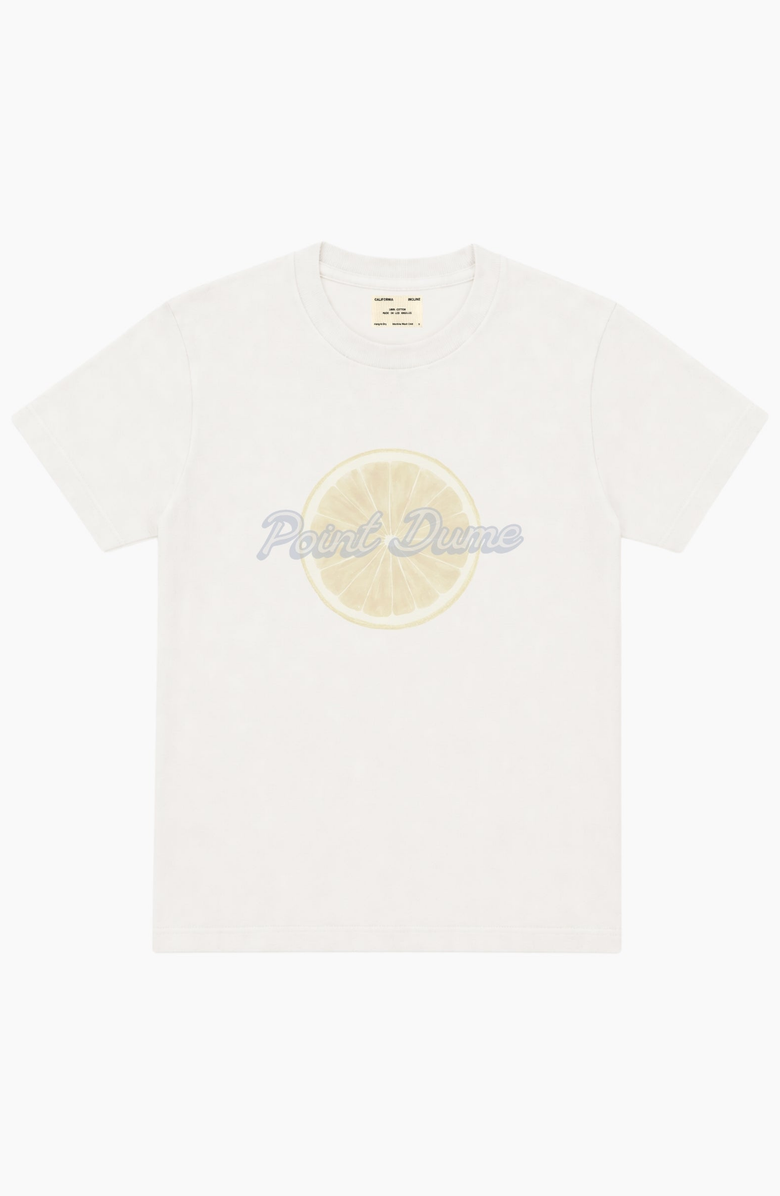 CALIFORNIA INCLINE Point Dume Citrus Tee, Main, color, Salt
