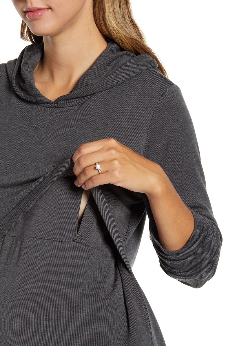Angel Maternity Maternity/Nursing Hoodie, Alternate, color, 