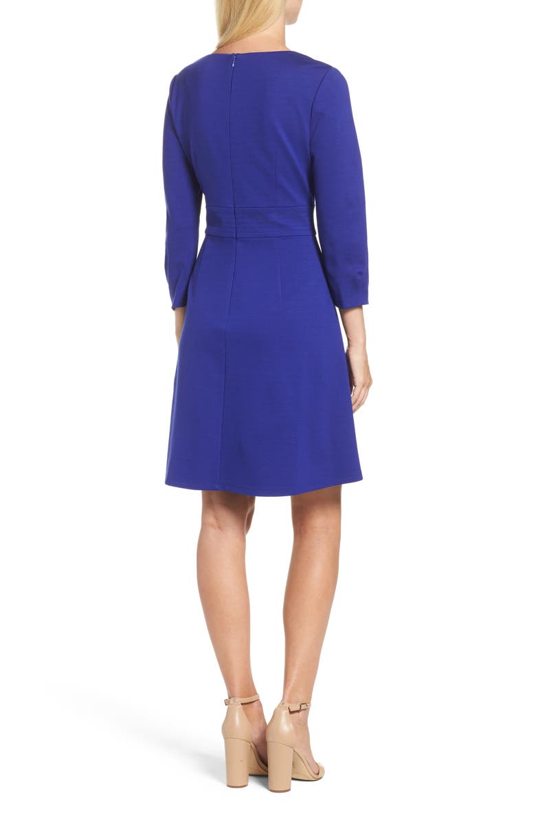 Eliza J Fit & Flare Dress, Alternate, color, 