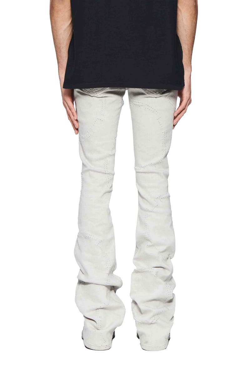 Super Stack Distressed Baggy Flare Jeans, Alternate, color, GREY