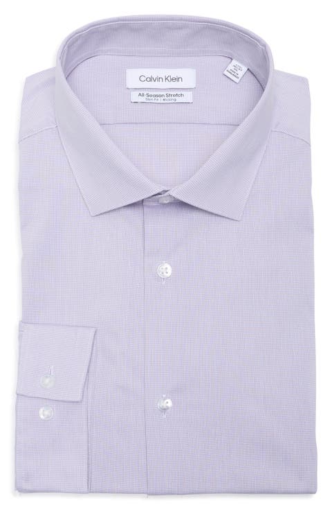 Slim Fit All-Season Stretch Dress Shirt