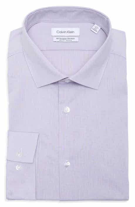 Calvin Klein Slim Fit All-Season Stretch Dress Shirt