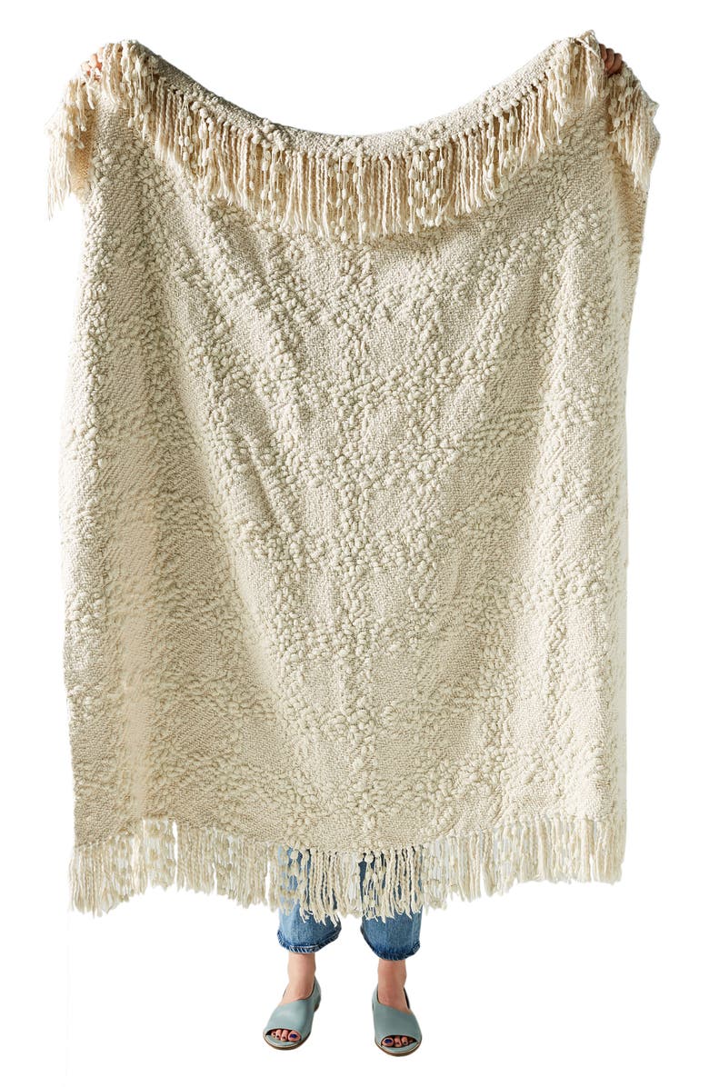 Anthropologie Home Chenille Throw Blanket, Alternate, color, 