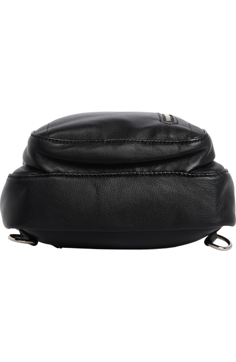 Longchamp Small Parisis Leather Sling Bag, Alternate, color, Black