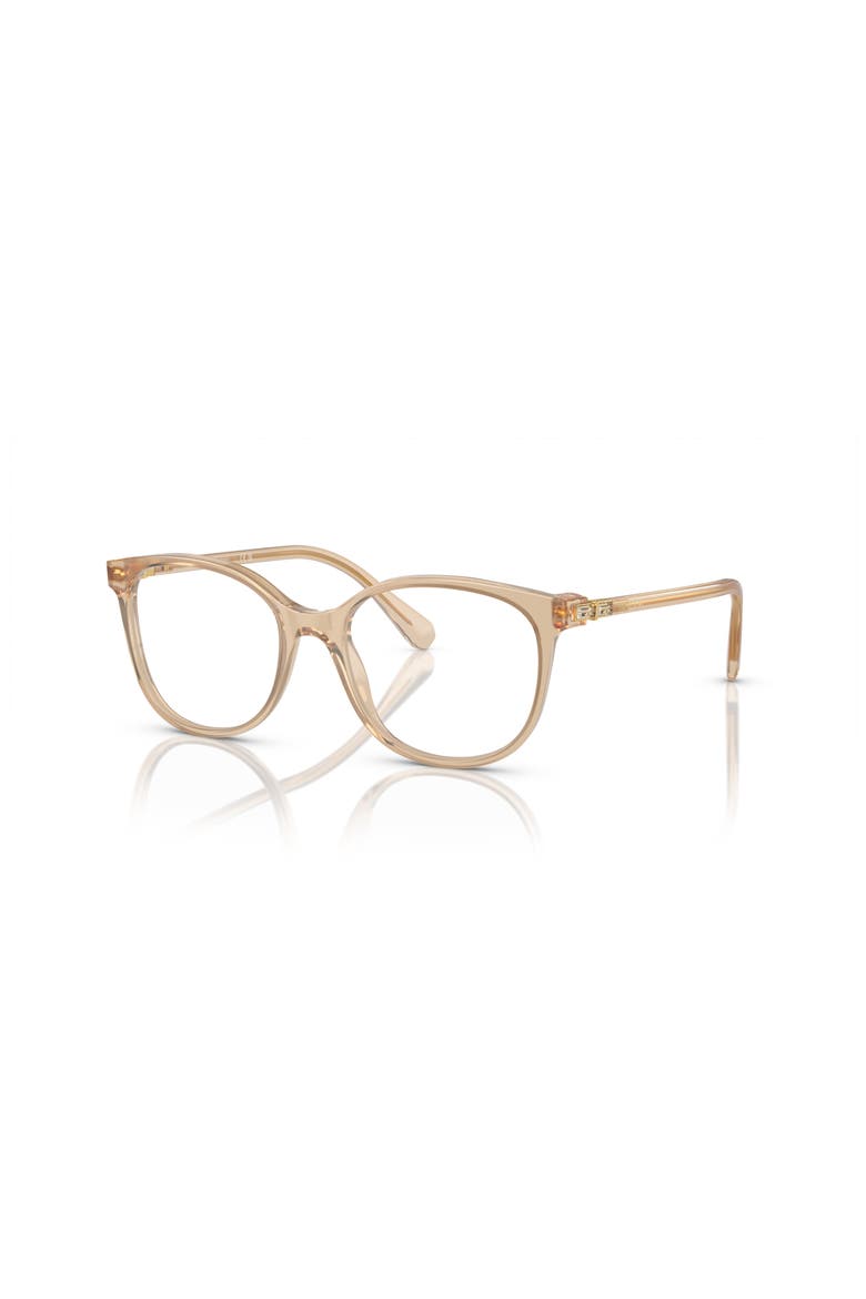 53mm Square optical glasses, Main, color, Brown