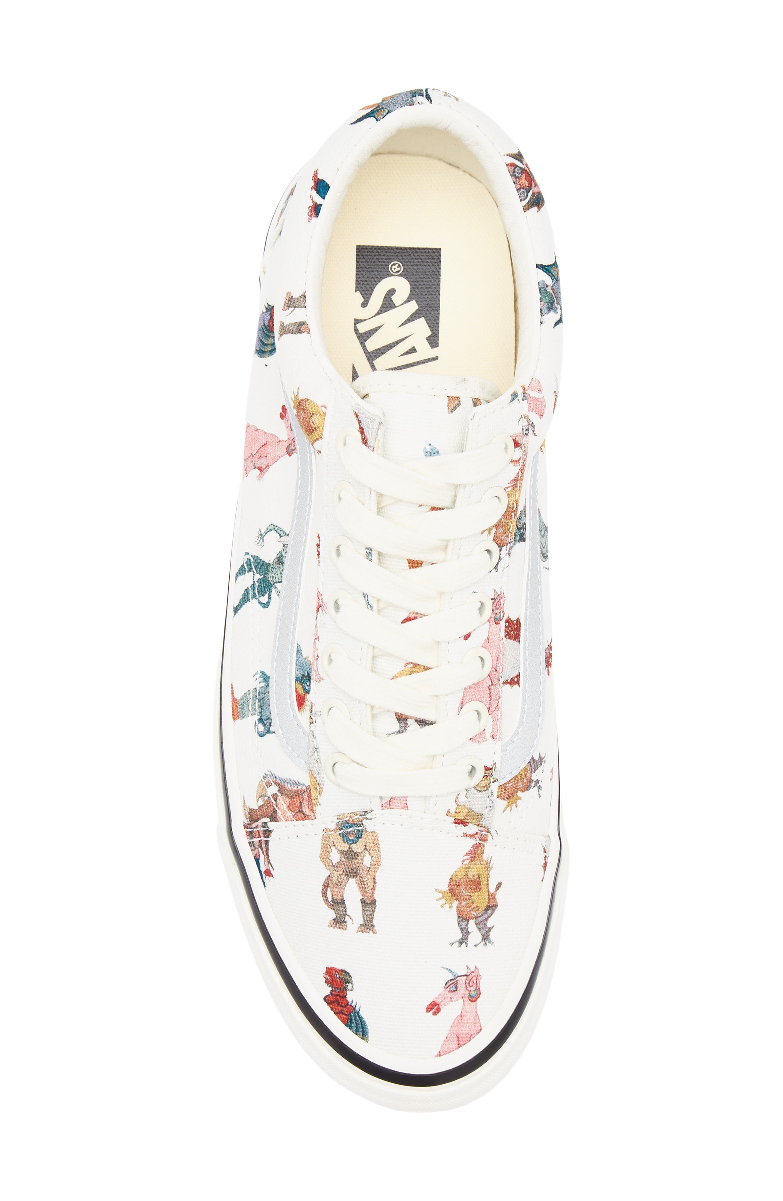 Vans x Undercover 'Monster' Old Skool Sneaker, Alternate, color, Undercover Monster Off White