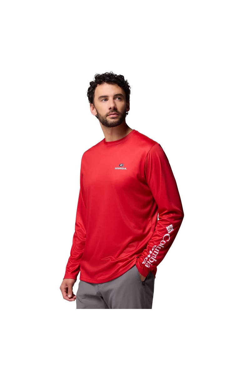Columbia Men's Columbia Red Georgia Bulldogs PHG Terminal Shot Long Sleeve T-Shirt, Alternate, color, Red