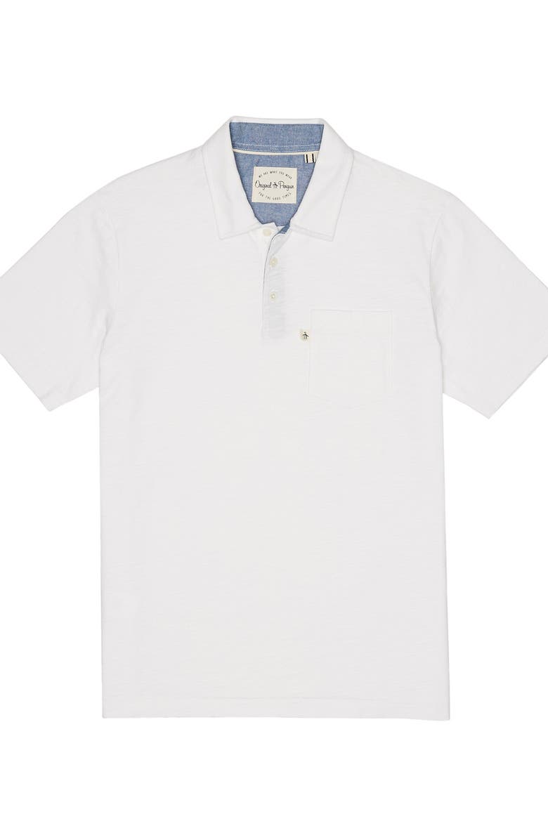 Original Penguin Slub Pocket Polo, Alternate, color, 