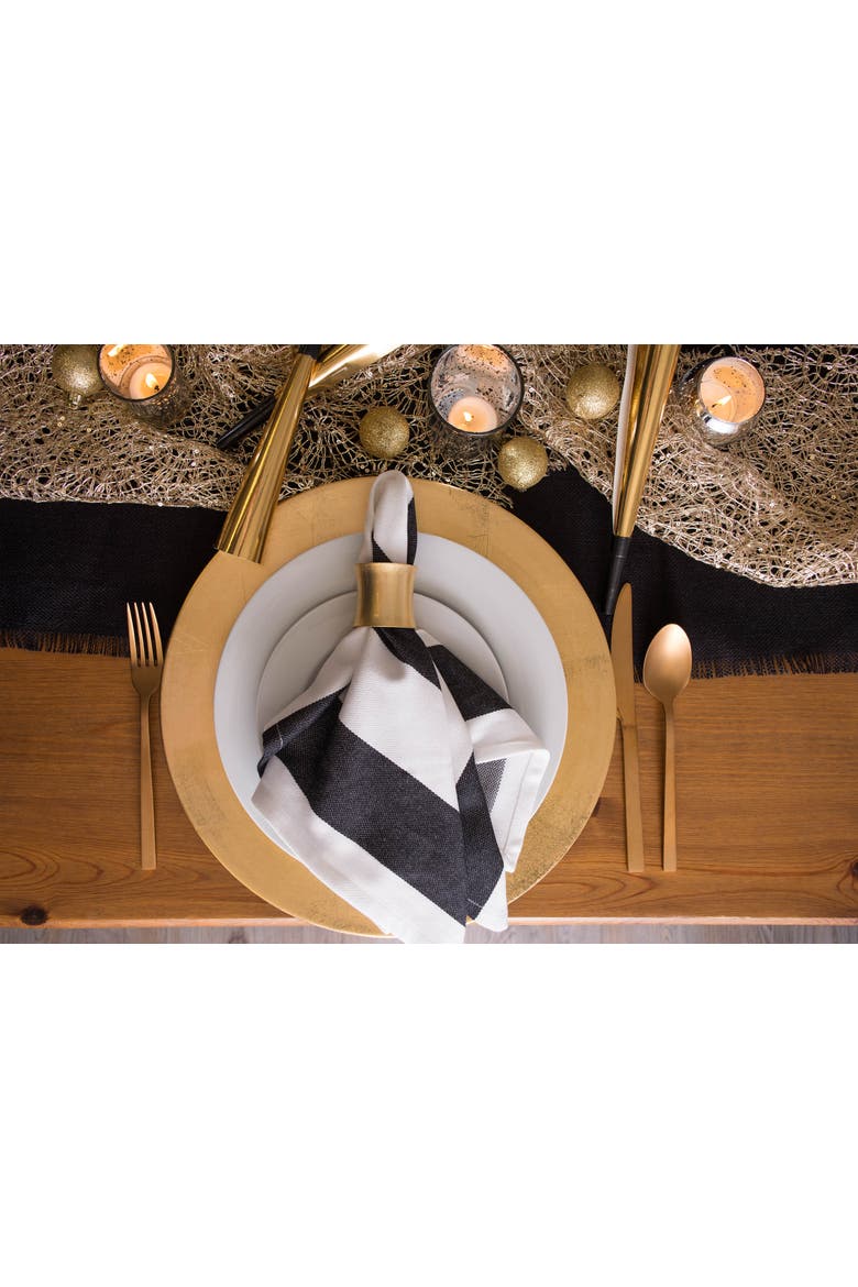 Sequin Mesh Table Runner Roll 16x120", Alternate, color, Gold