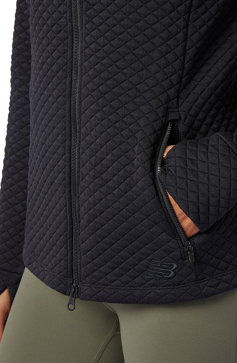 New Balance NB Heat Loft Hooded Zip Jacket, Alternate, color,