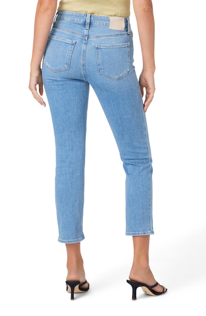 PAIGE Cindy Crop Straight Leg Jeans, Alternate, color, Helena