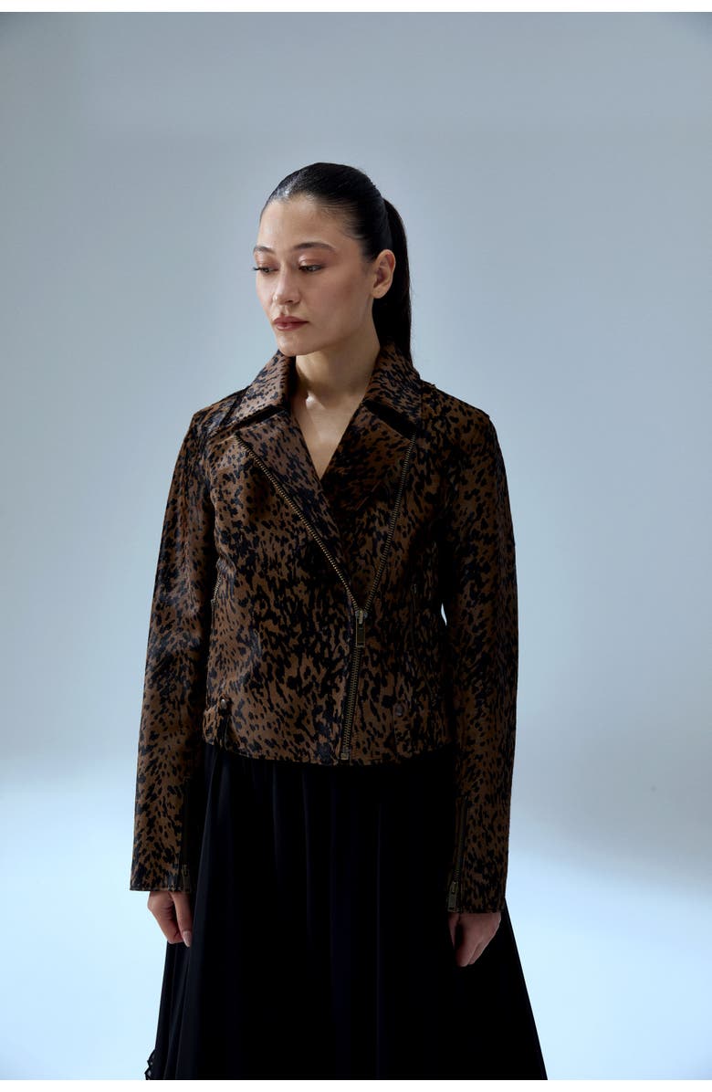 PCFG Your *Itch Kangaroo Leather Jacket, Alternate, color, Leopard