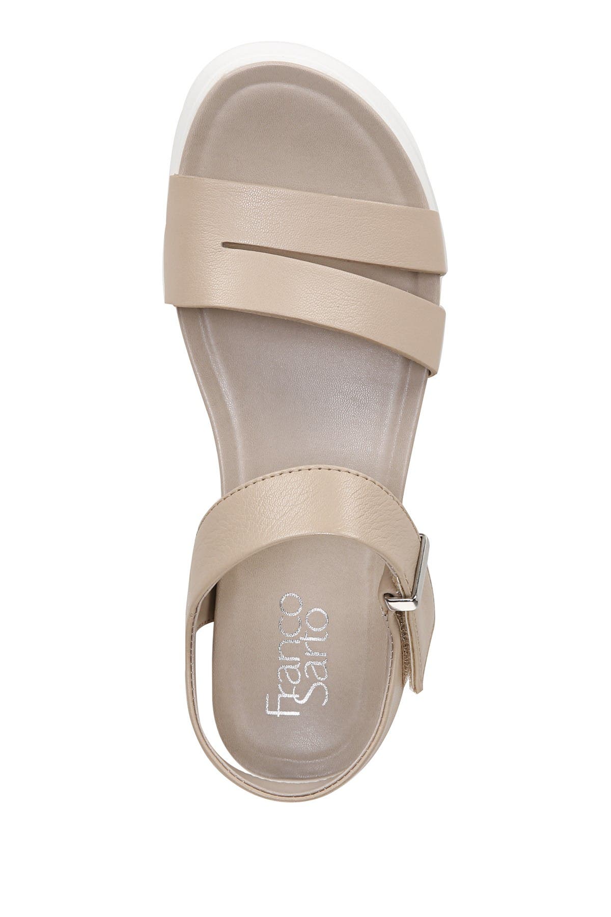 Essie Ankle Strap Platform Sandal, Alternate, color, SAND