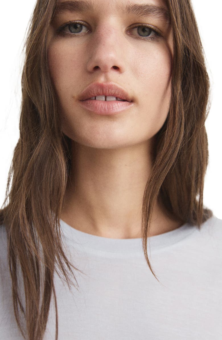 MANGO Garment Wash Modal Sleep T-Shirt, Alternate, color, Light/ Pastel Grey