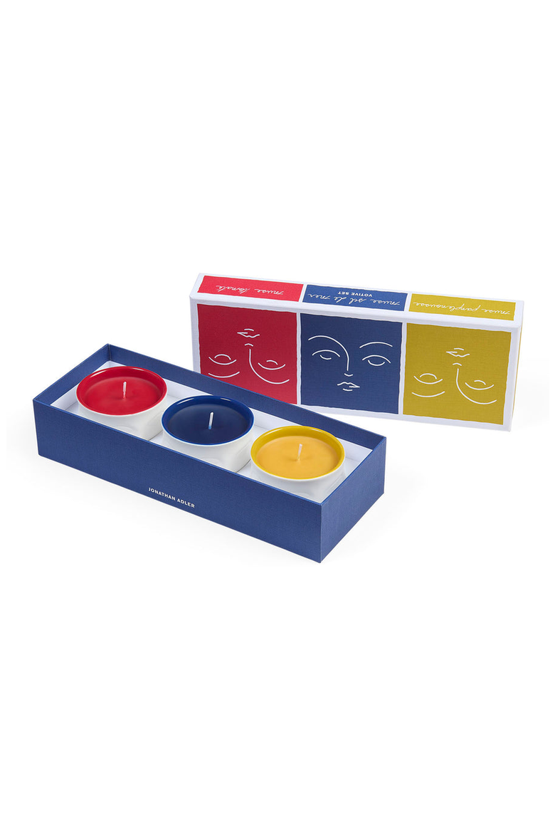 Muse Couleur Votive Candle Set, Alternate, color, Red / Blue / Yellow