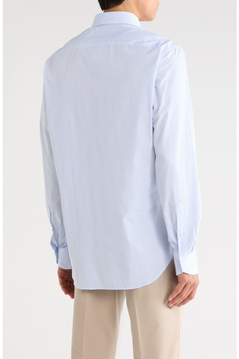 Cotton Dress Shirt, Alternate, color, LIGHT BLUE MULTI