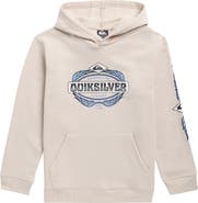 Quiksilver Kids' Flames Cotton Blend Graphic Hoodie