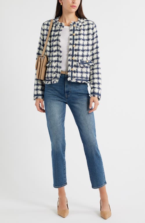 Caslonr Caslon(r) Check Tweed Jacket In Blue